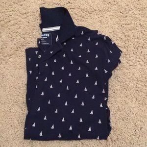 Express Sailboat Pattern Polo